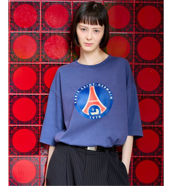 Paris Saint-Germain「【Paris Saint-Germain 】 JP Classic Flock Logo Tee 2」|Tシャツ・カットソー|