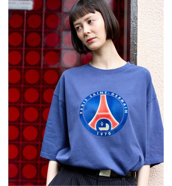 Paris Saint-Germain「【Paris Saint-Germain 】 JP Classic Flock Logo Tee 2」|Tシャツ・カットソー|