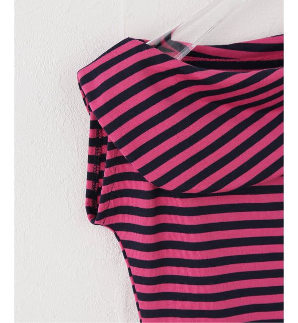 PULP「OMO/オモ Stripes Boatneck Top」|Tシャツ・カットソー|