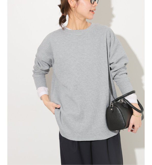 JOURNAL STANDARD relume「《追加》TCワッフルオーバーサイズロングスリーブTシャツ」|Tシャツ・カットソー|