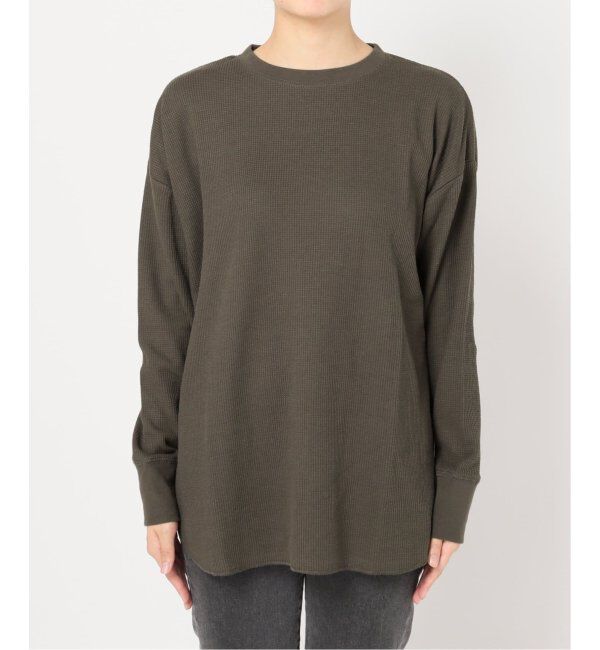 JOURNAL STANDARD relume「《追加》TCワッフルオーバーサイズロングスリーブTシャツ」|Tシャツ・カットソー|