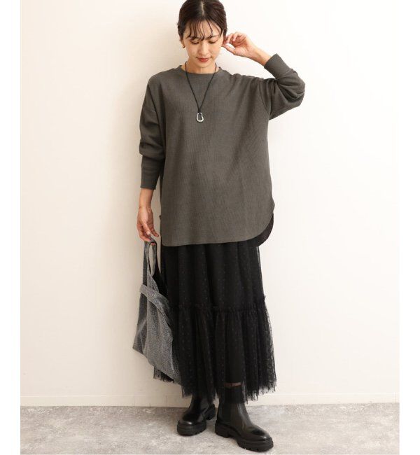 JOURNAL STANDARD relume「《追加》TCワッフルオーバーサイズロングスリーブTシャツ」|Tシャツ・カットソー|