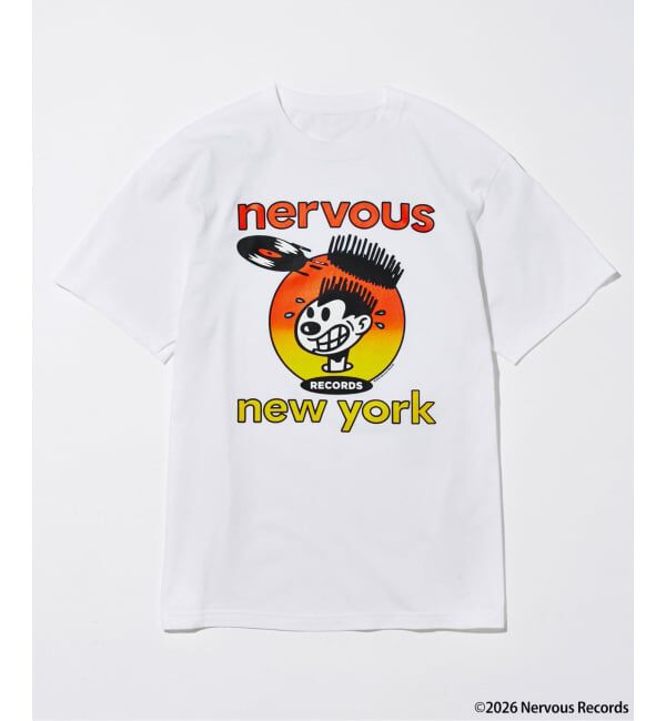 JOURNAL STANDARD「Nervous Records / ナーヴァス・レコーズ &times; JOURNAL STANDARD Records」|Tシャツ・カットソー|ホワイト
