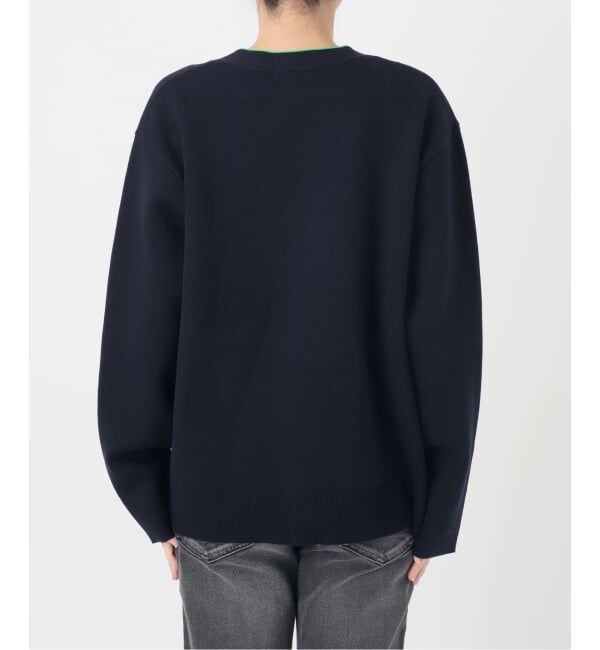 JOURNAL STANDARD relume「《予約》ダブルニットコントラストVネックカーディガン」|カーディガン|