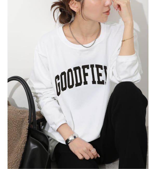 JOURNAL STANDARD relume「《予約》別注【Goodwear/グッドウェア】プリントロングスリーブ」|Tシャツ・カットソー|ホワイト