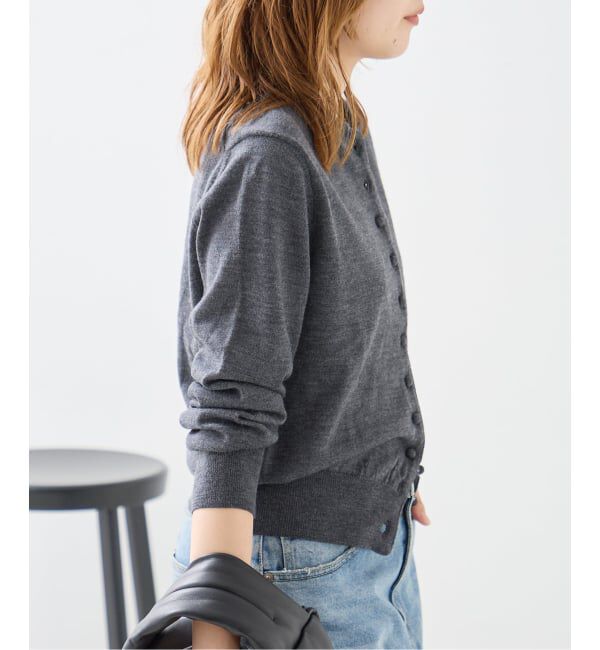 journal standard L'essage「《予約》NOTHING WRITTEN/ナッシングリトゥン  MUFFIN BUTTON CARDIGAN　カーディガン」|カーディガン|