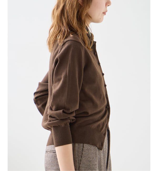 journal standard L'essage「《予約》NOTHING WRITTEN/ナッシングリトゥン  MUFFIN BUTTON CARDIGAN　カーディガン」|カーディガン|
