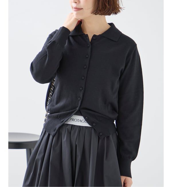 journal standard L'essage「《予約》NOTHING WRITTEN/ナッシングリトゥン  MUFFIN BUTTON CARDIGAN　カーディガン」|カーディガン|