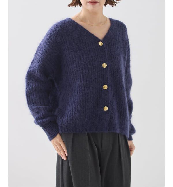 journal standard L'essage「《予約》AMYRIS ニットカーディガン」|カーディガン|ネイビー