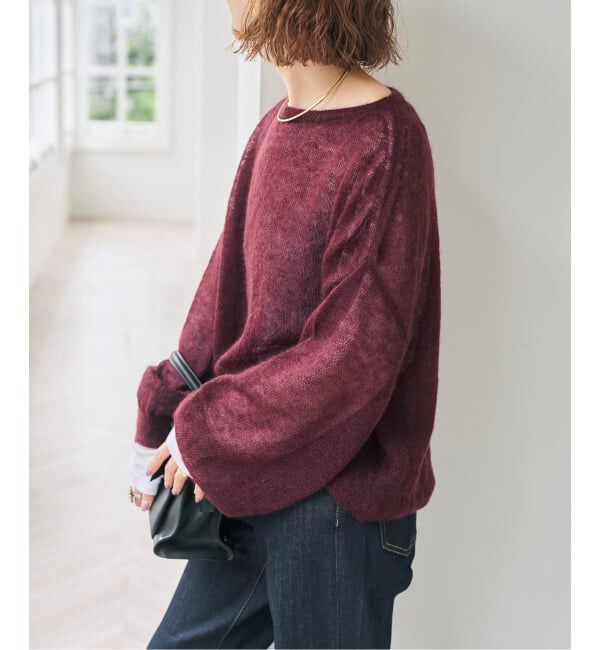 Spick and Span「ルーズモヘヤパフスリーブニット」|ニット・セーター|