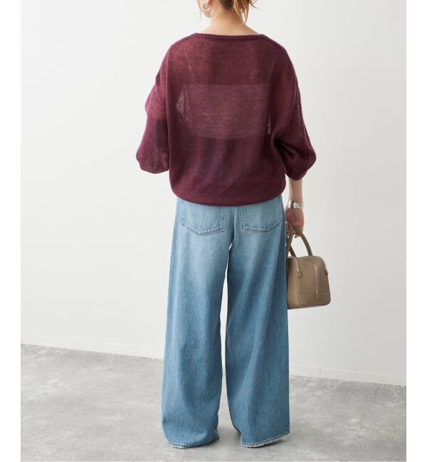 Spick and Span「ルーズモヘヤパフスリーブニット」|ニット・セーター|