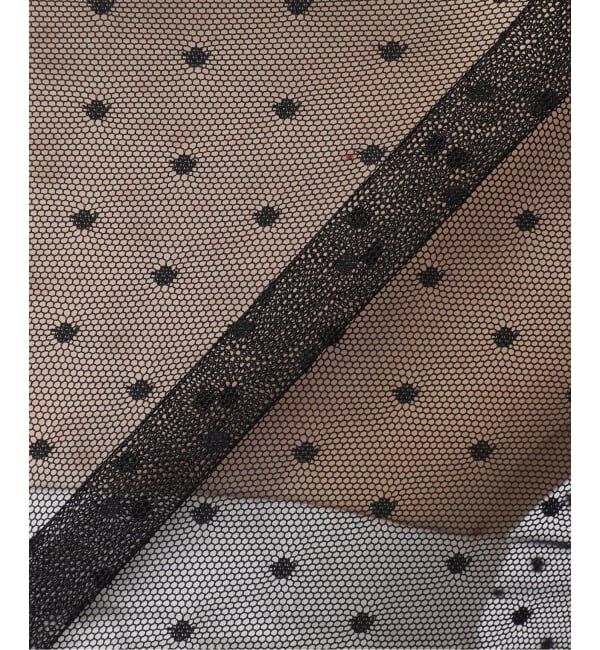 Spick and Span「ドットチュールプルオーバー」|Tシャツ・カットソー|