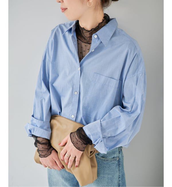 Spick and Span「ドットチュールプルオーバー」|Tシャツ・カットソー|