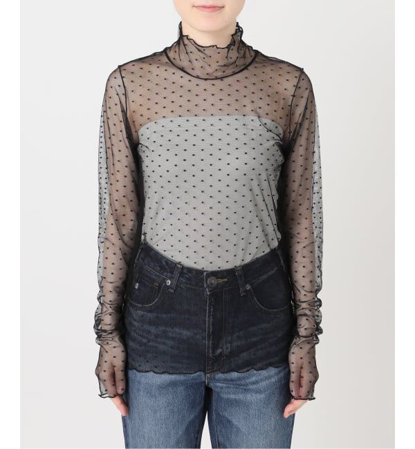 Spick and Span「ドットチュールプルオーバー」|Tシャツ・カットソー|