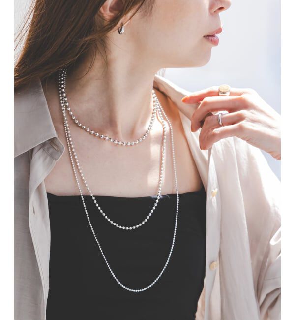 NOBLE「《追加2》in mood/インムード MULTIBALL CHAIN-necklace」|ネックレス|