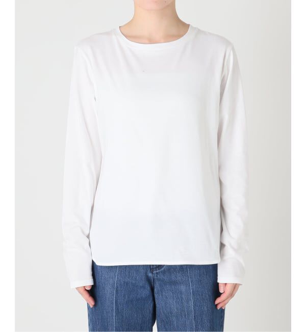 U by SPICK&SPAN「《予約》ソフト天竺ラウンドヘムプルオーバー」|Tシャツ・カットソー|