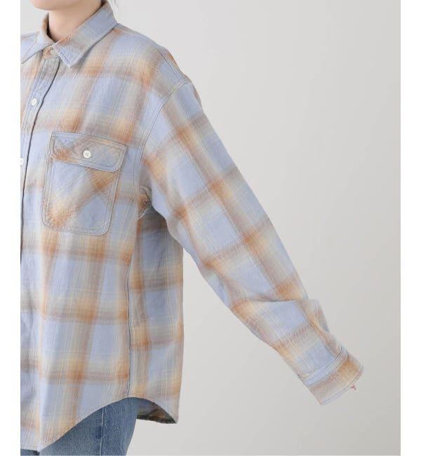 FRAMeWORK「DENIM DELIGHT DAYS チェックLSワークシャツ」|シャツ・ブラウス|