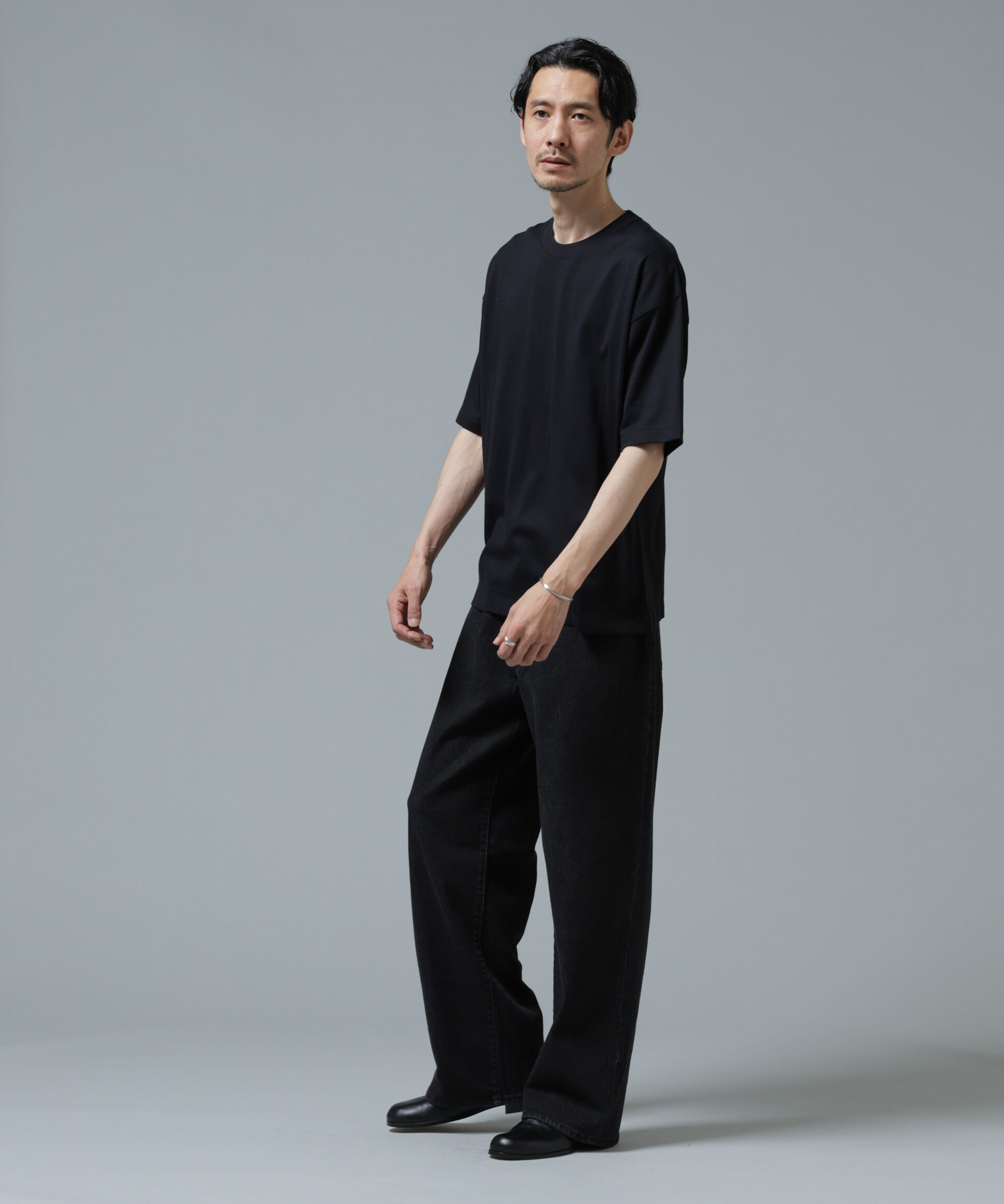 NANO universe「Anti Soaked(R) 汗染み防止 ミドルウェイト 7.1oz ビッグシルエットTシャツ」|Tシャツ・カットソー|