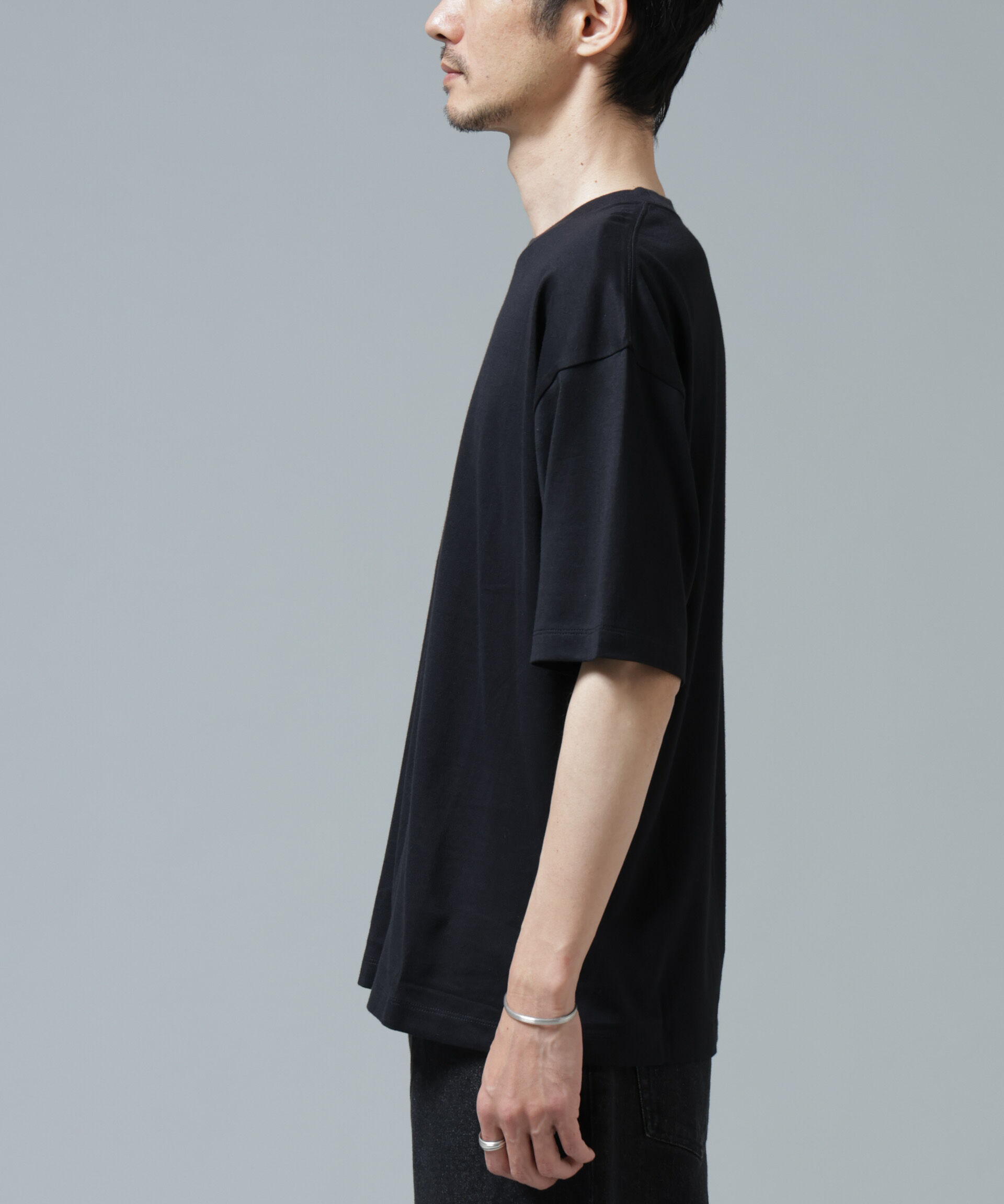 NANO universe「Anti Soaked(R) 汗染み防止 ミドルウェイト 7.1oz ビッグシルエットTシャツ」|Tシャツ・カットソー|
