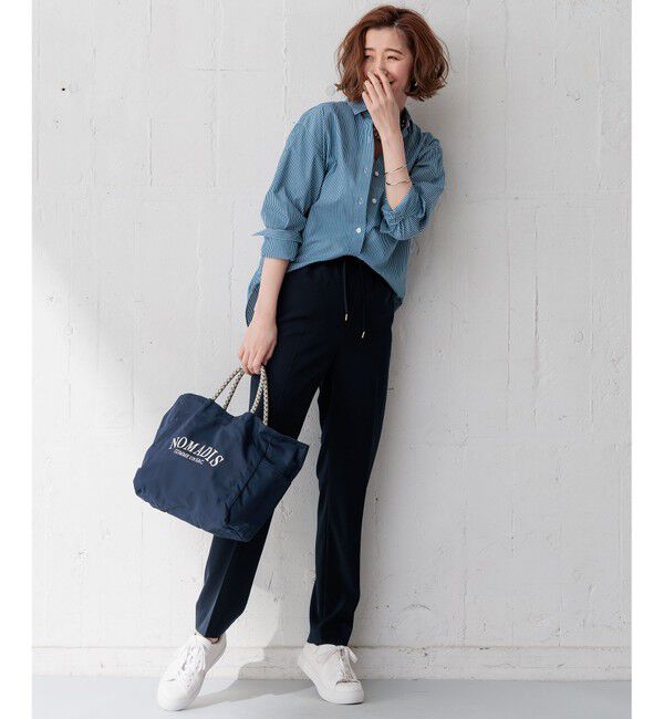 23区「【新色追加/洗える】2WAYストレッチツイル ドロスト パンツ」|その他|