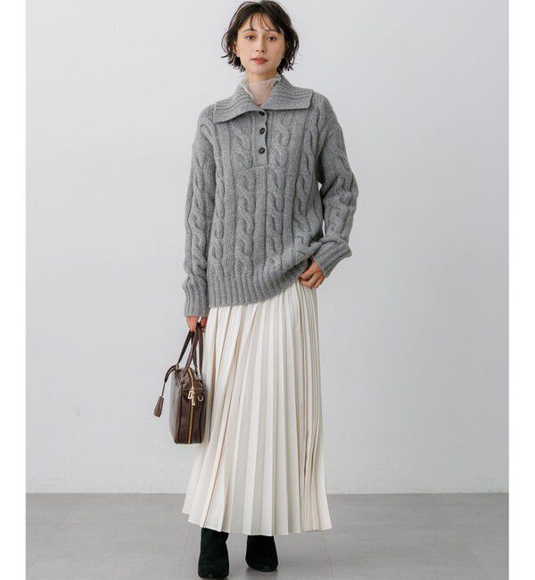 23区「【見上愛さん着用】チュールレイヤード プルオーバー トップス」|Tシャツ・カットソー|