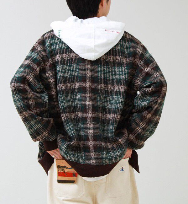 GLOSTER「Collared wool JK 衿付きニットカーディガン」|ニット・セーター|