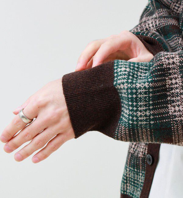 GLOSTER「Collared wool JK 衿付きニットカーディガン」|ニット・セーター|
