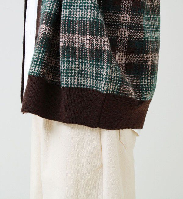 GLOSTER「Collared wool JK 衿付きニットカーディガン」|ニット・セーター|