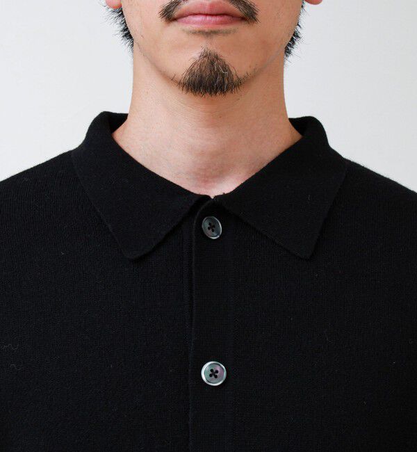 GLOSTER「Collared wool JK 衿付きニットカーディガン」|ニット・セーター|