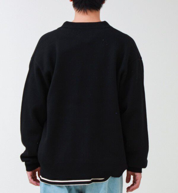 GLOSTER「Collared wool JK 衿付きニットカーディガン」|ニット・セーター|