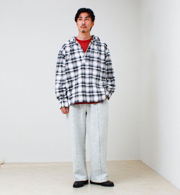 GLOSTER「【BOY BACK FANCY】裏配色フリース スウェットパンツ」|その他|