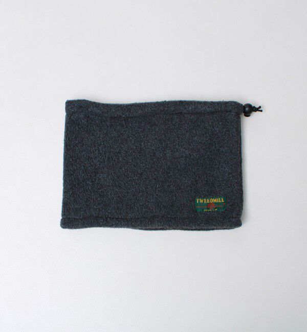 GLOSTER「【TWEEDMILL/ツイードミル】フリースネックウォーマー」|その他|チャコールグレー