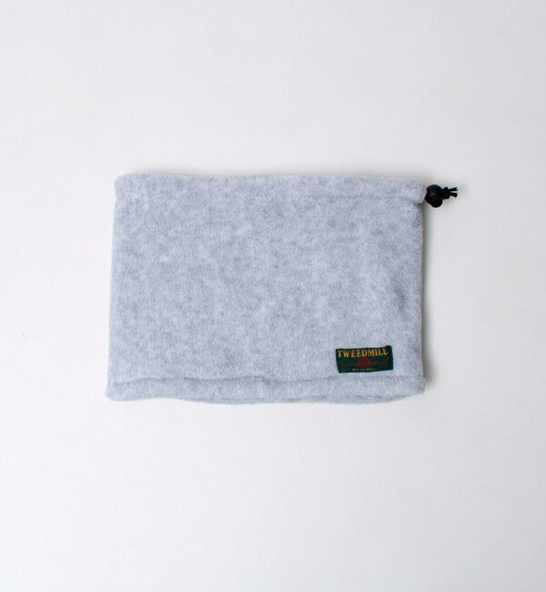 GLOSTER「【TWEEDMILL/ツイードミル】フリースネックウォーマー」|その他|ライトグレー