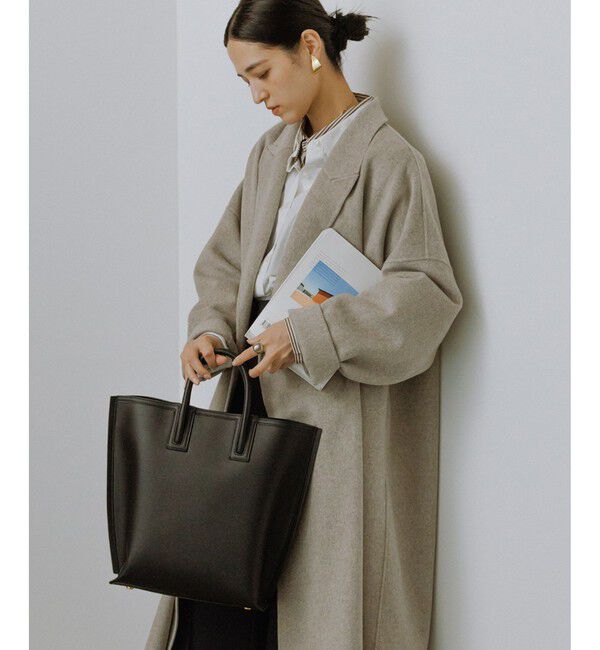 E'POR「【E'POR】【WEB限定】Ree BAG Large/A4対応・通勤・軽量・26AW」|ハンドバッグ|ブラック(01)
