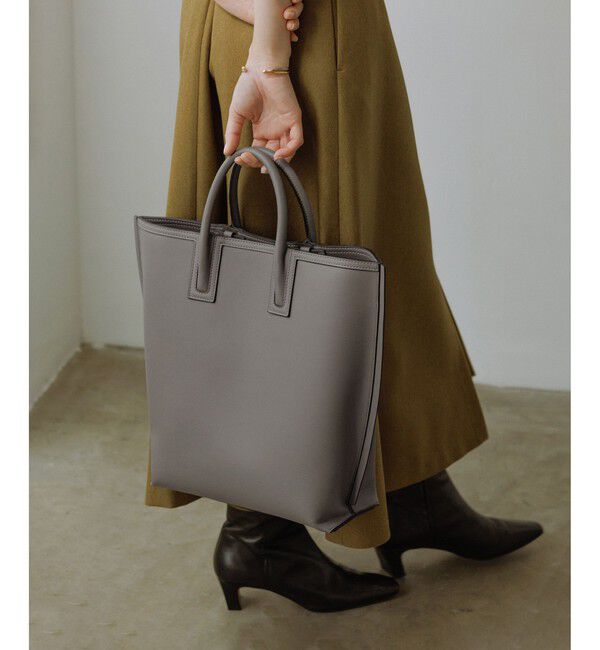 E'POR「【E'POR】【WEB限定】Ree BAG Large/A4対応・通勤・軽量・26AW」|ハンドバッグ|グレー(07)