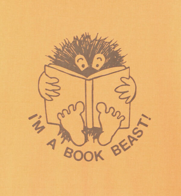  「MODUCT | クルーネックTシャツ "I'M A BOOK BEAST!" MEN」|Tシャツ・カットソー|