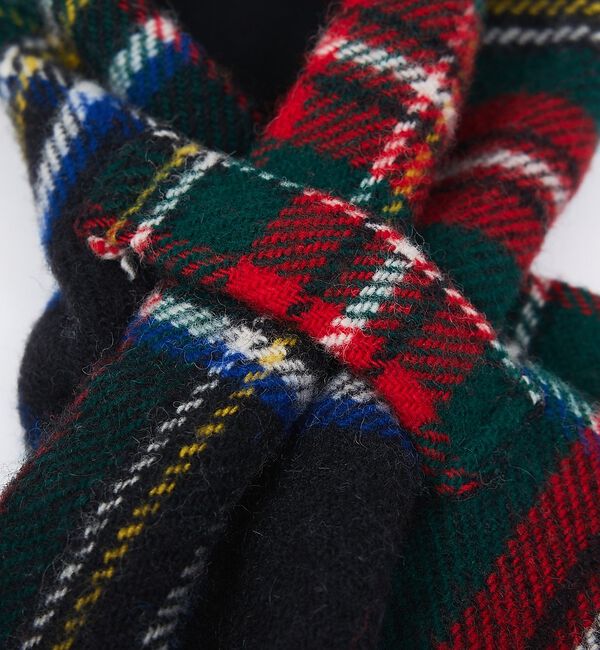 ABAHOUSE「【TWEEDMILL / ツイードミル】Fleece Double Face L」|マフラー|