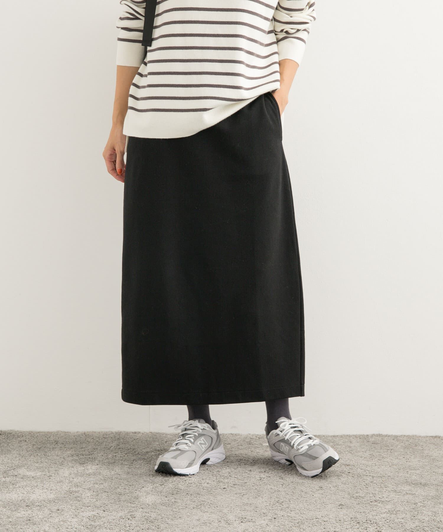 URBAN RESEARCH DOORS「ダンボールニットストレートスカート」|スカート|