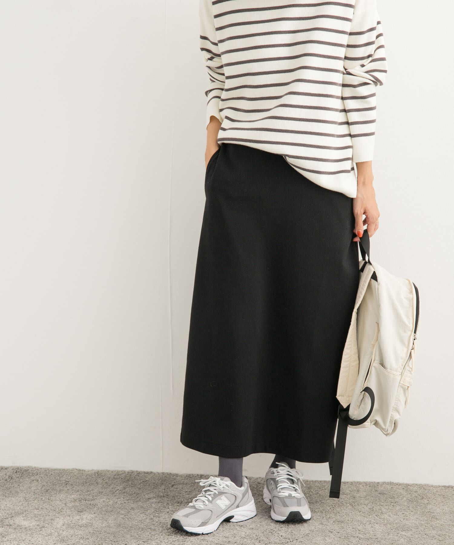 URBAN RESEARCH DOORS「ダンボールニットストレートスカート」|スカート|