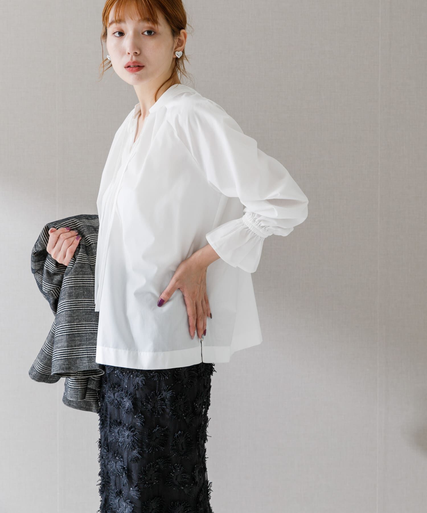 URBAN RESEARCH ROSSO「2WAYボリュームシャツブラウス」|シャツ・ブラウス|