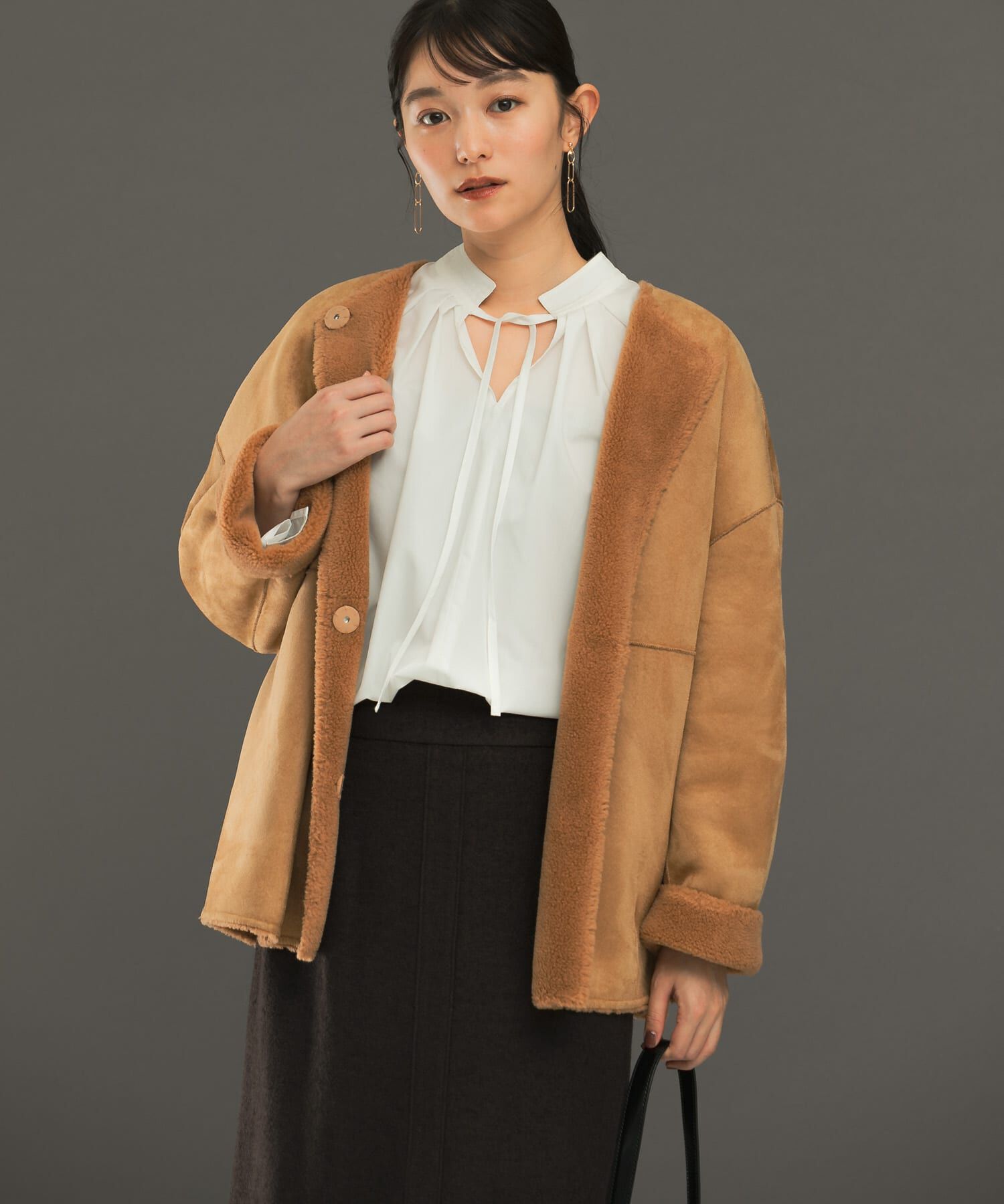 URBAN RESEARCH ROSSO「2WAYボリュームシャツブラウス」|シャツ・ブラウス|