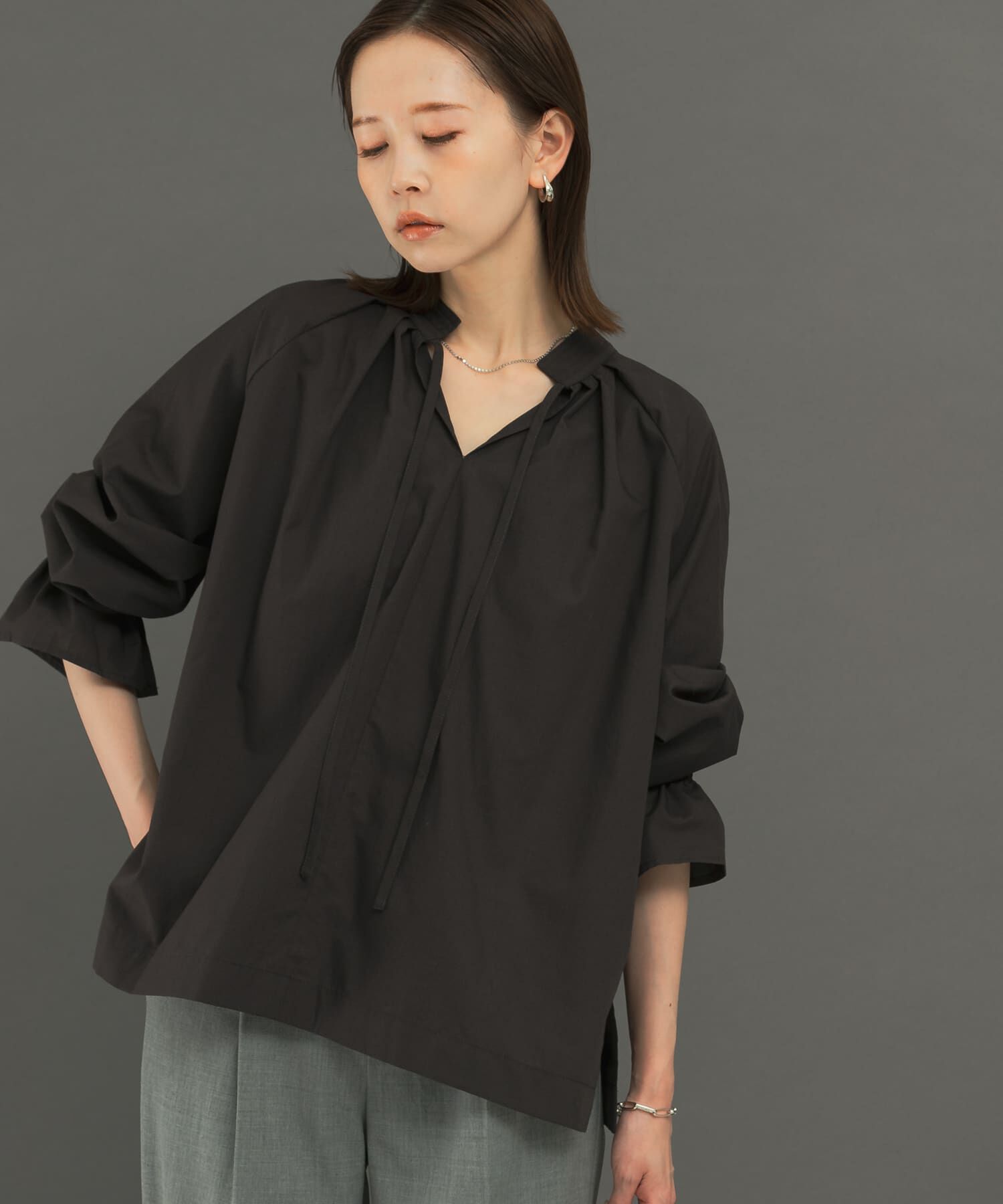 URBAN RESEARCH ROSSO「2WAYボリュームシャツブラウス」|シャツ・ブラウス|