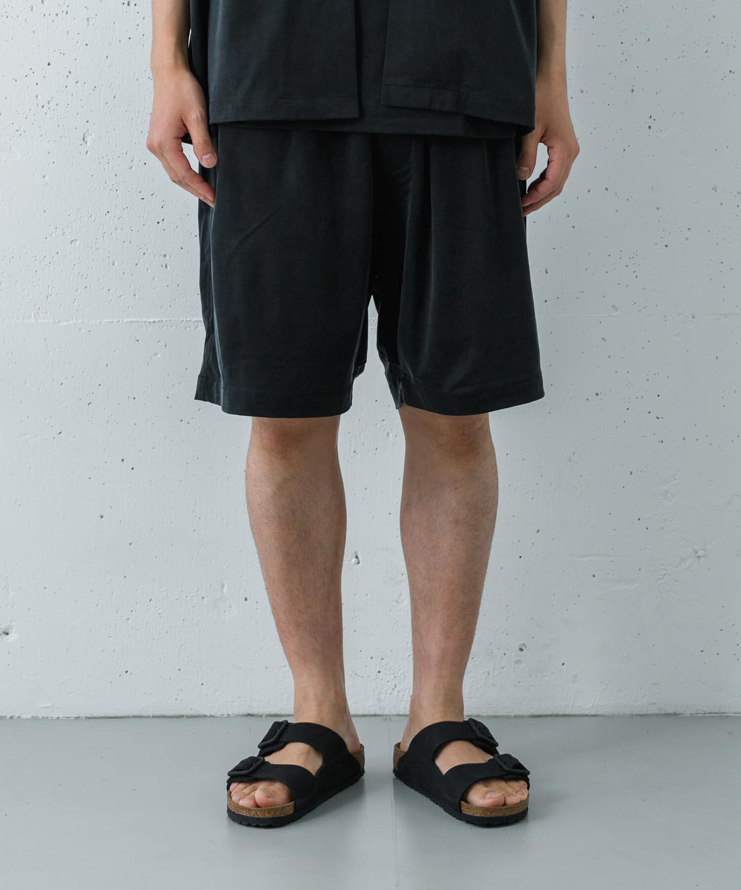 URBAN RESEARCH「『洗濯可』WASHABLE CUPRO SHORTS」|その他|ブラック