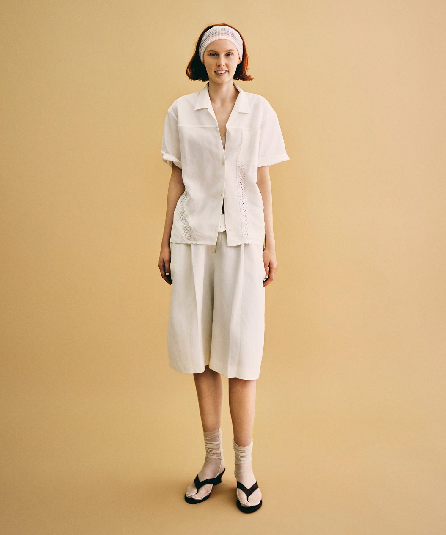 URBAN RESEARCH「Teya　LACE PANEL SHIRTS」|シャツ・ブラウス|