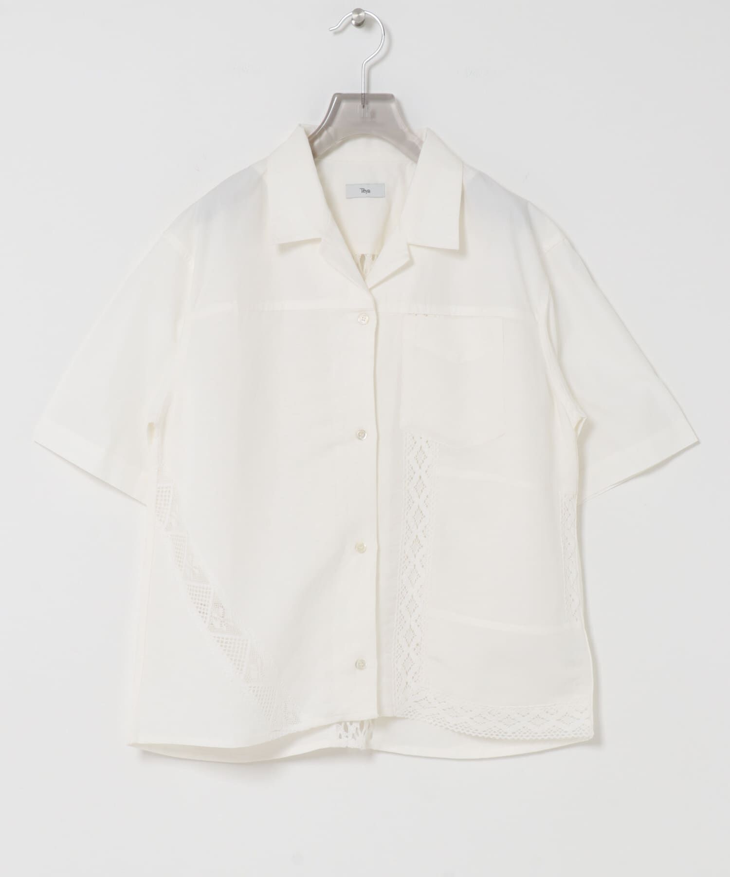 URBAN RESEARCH「Teya　LACE PANEL SHIRTS」|シャツ・ブラウス|