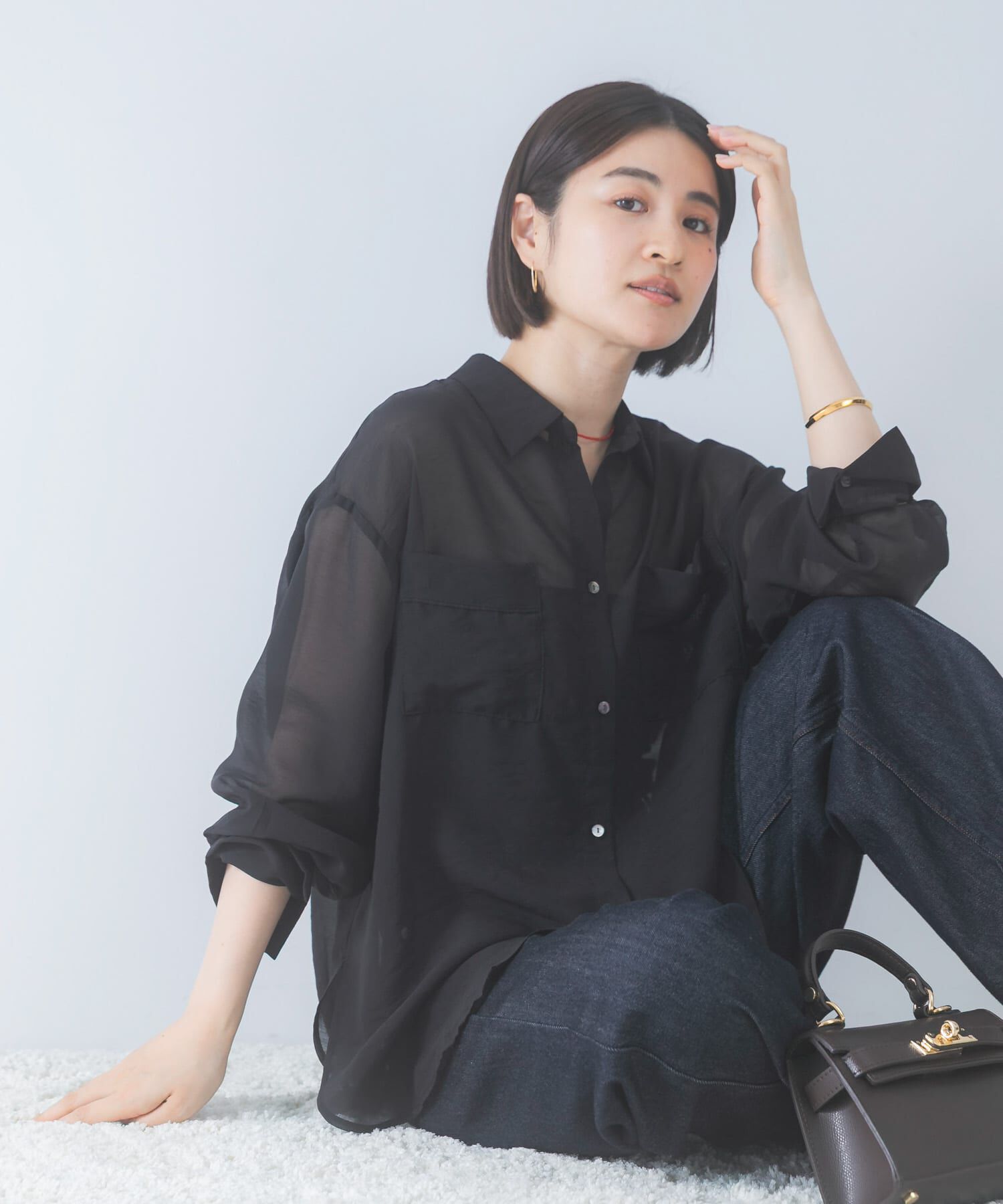 URBAN RESEARCH ROSSO「シアースキッパーシャツ」|シャツ・ブラウス|