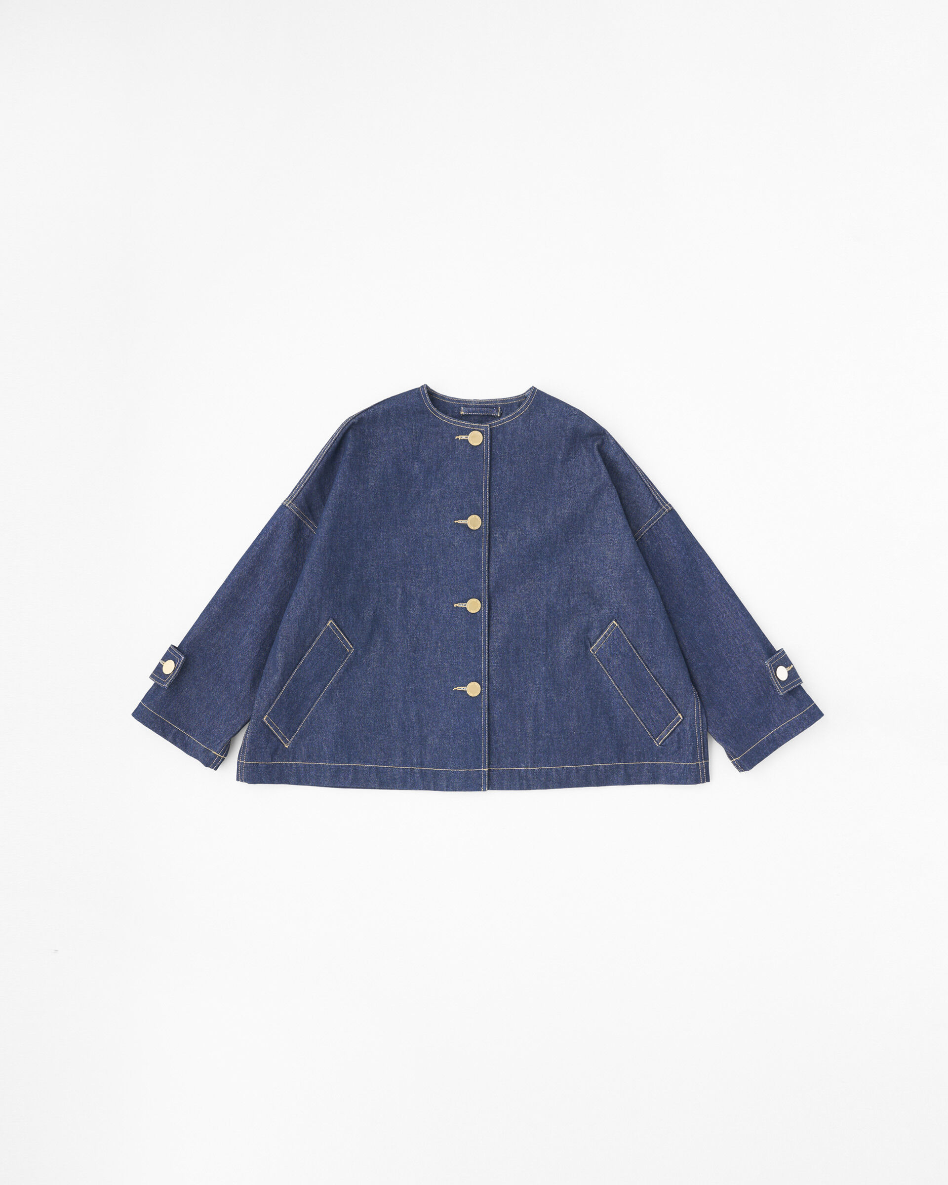Traditional Weatherwear「MALTON NO COLLAR SHORT DENIM」|その他|