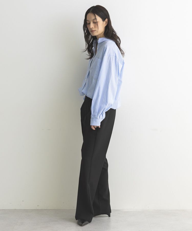 GARAGE OF GOOD CLOTHING「裾ドロストロングスリーブスクエアシャツ」|シャツ・ブラウス|