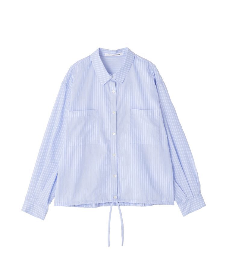GARAGE OF GOOD CLOTHING「裾ドロストロングスリーブスクエアシャツ」|シャツ・ブラウス|