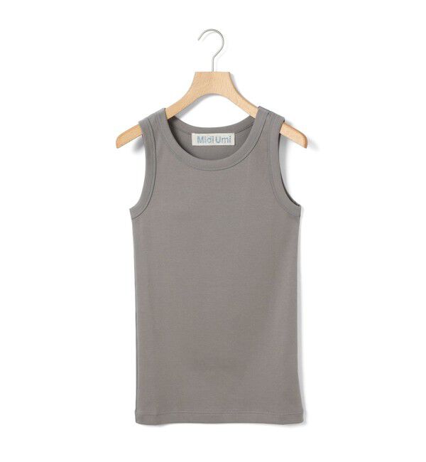 MidiUmi「MidiUmi ベーシックタンクトップ」|Tシャツ・カットソー|ライトグレー